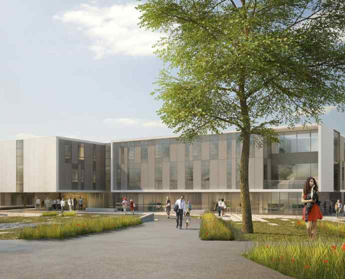 Réalisation BS SYNTHESE - Hôpital de la Corniche Angevine à Chalonnes-sur-Loire (49)