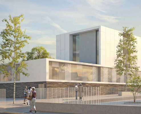 Réalisation BS SYNTHESE - Hôpital de la Corniche Angevine à Chalonnes-sur-Loire (49)