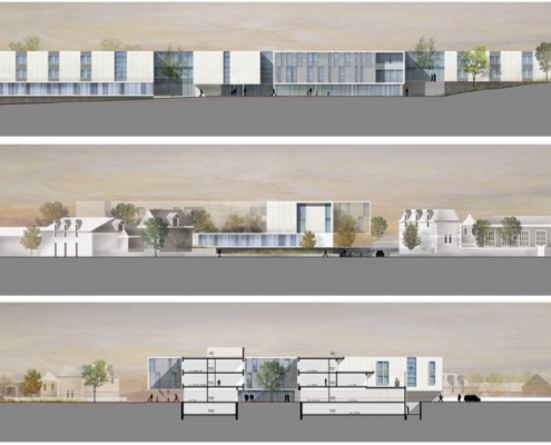 Réalisation BS SYNTHESE - Hôpital de la Corniche Angevine à Chalonnes-sur-Loire (49)