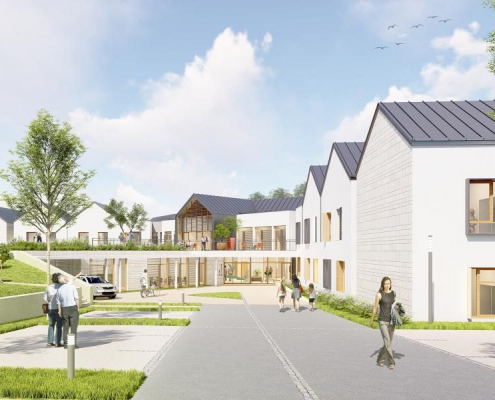 Réalisation BS SYNTHESE : EHPAD "Louise de la Vallière" à Château-la-Vallière (37)