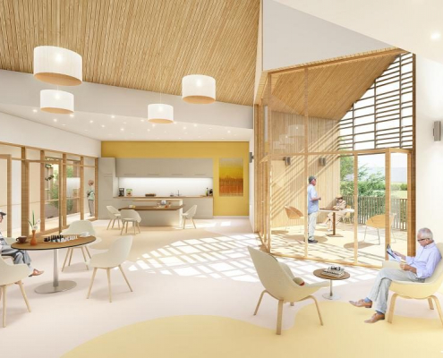 Réalisation BS SYNTHESE : EHPAD "Louise de la Vallière" à Château-la-Vallière (37)