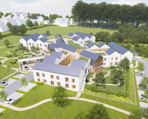 Réalisation BS SYNTHESE : EHPAD "Louise de la Vallière" à Château-la-Vallière (37)