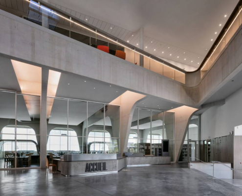 Réalisation BS SYNTHESE - Bibliothèque de documentation internationale contemporaine à Nanterre Réalisation BS SYNTHESE - Bibliothèque de documentation internationale contemporaine à Nanterre