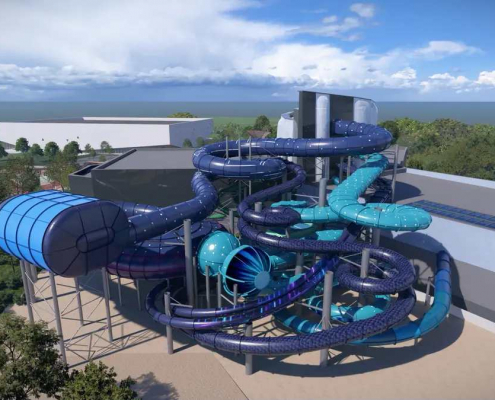 Réalisation BS SYNTHESE : Aquascope, parc aquatique du Futuroscope Réalisation BS SYNTHESE : Aquascope, parc aquatique du Futuroscope