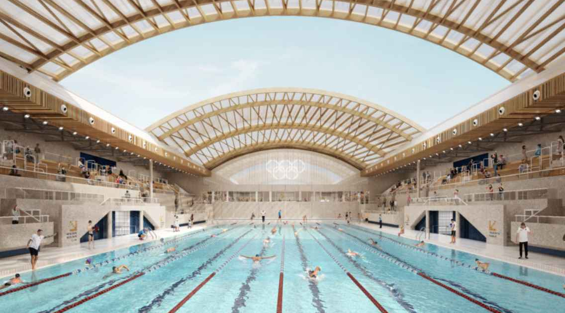 Réalisation BS SYNTHESE : Réhabilitation de la piscine Vallerey à Paris