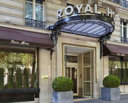 Réalisation BS SYNTHESE : Rénovation du Royal Hôtel à Paris